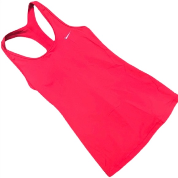Nike | Neon Pink Soft Dry Fit Racer Back Tank Top - Picture 1 of 5